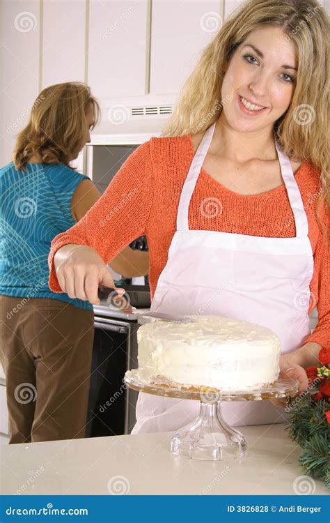 happy baker   kitchen royalty  stock  image