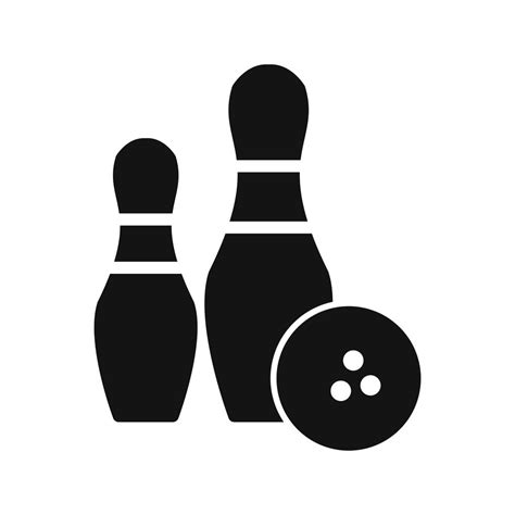 bowling icone vector illustration  art vectoriel chez vecteezy
