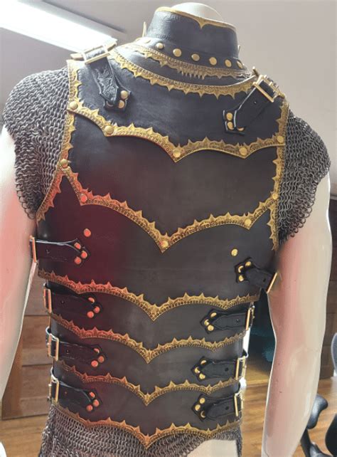buy leather armor patterns templates expert designs leather armor
