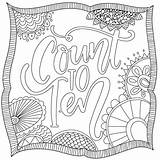 Pages Coloring Motivational Book Printable Zentangle Sold Etsy sketch template