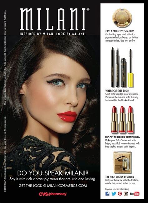 milani cosmetics ad campaign 2014