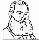 Tolstoy Leo Coloring Historical Pages Famous Figure Figures Drawings Drawing People Thecolor Color Choose Board sketch template