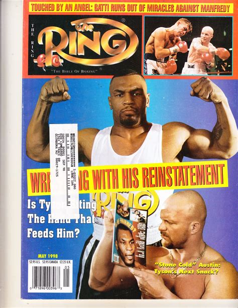 The Ring Magazine Mike Tyson Stone Cold May 1998
