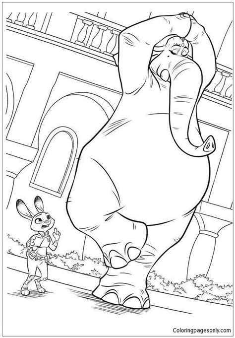coloring page zootopia zootopia coloring pages  coloring pages