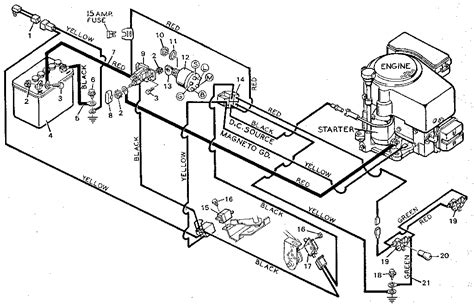 wiring diagram  murray riding lawn mower general wiring diagram