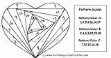 Iris Folding Valentine Fold Heart Card Make Tried sketch template