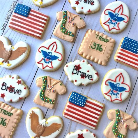 boy scout cookies cookie decorating custom cookies homemade treats