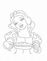Snow Coloring Pages Princess Disney Cake Girls Kids Interactive Printable Dwarfs Seven Filminspector Birthday Cartoon Colorpages sketch template