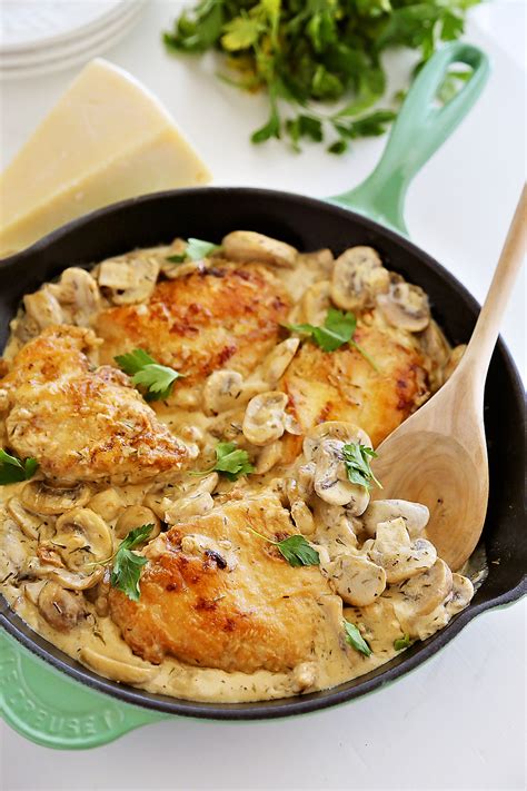 Creamy Chicken And Mushroom Skillet – The Comfort Of Cooking