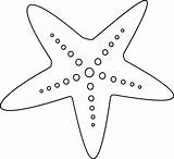 Starfish Outline Clip Drawing Clipart Fish Template Coloring Choose Illustration Tattoo sketch template