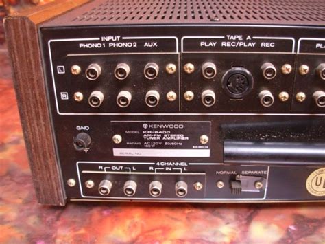 kenwood stereo receiver model kr