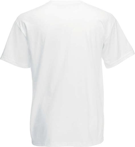 bolcom  grote maten basic witte  shirt voor heren xl voordelige katoenen shirts