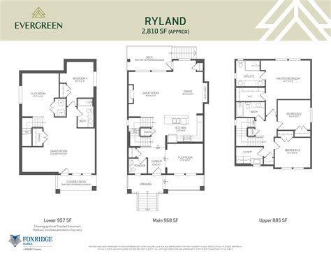 ryland floor plan  evergreen  coquitlam bc