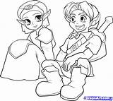 Zelda Coloriage Ausmalbilder Ausdrucken Coloriages Malvorlagen Nintendo Triforce Ausmalen Colorier Printesa Prinzessin Colorat Plansa Ausmalbild Lunatique sketch template