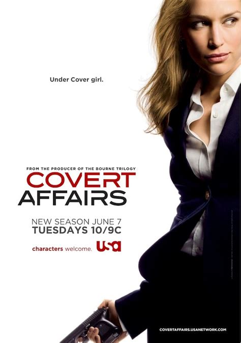 covert affairs season 2 poster tv fanatic