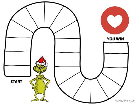 grinch task cards printable cards