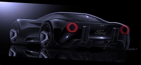 ford gt  behance ford gt bmw sketch car inspiration