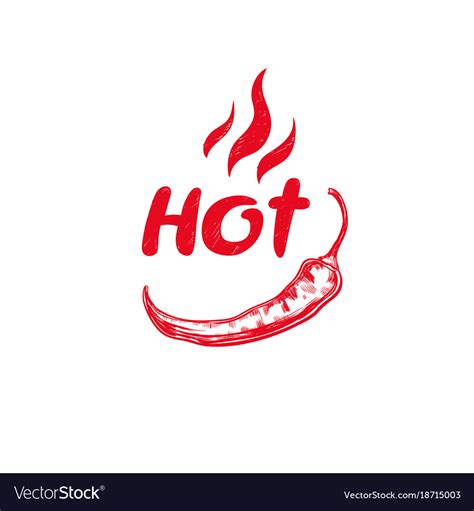 hot spicy icon  chilli  royalty  vector image