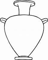 Vaso Anfora Greca Materiali Sagoma Amphora sketch template