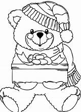 Bear Teddy Coloring Pages Holidays Parent Grand Christmas Ausmalbilder Pinnwand Auswählen sketch template