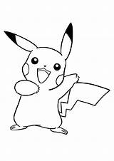 Pikachu Colorir Pokemon Desenhos Colorironline sketch template