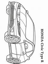 Honda Coloring Pages Printable sketch template