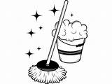 Mop Bucket Housekeeping Housekeeper Clipartmag Cricut Mopping Webstockreview sketch template