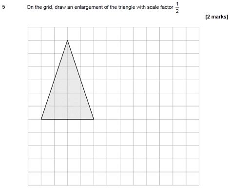 gcse   maths enlargement  paper questions page