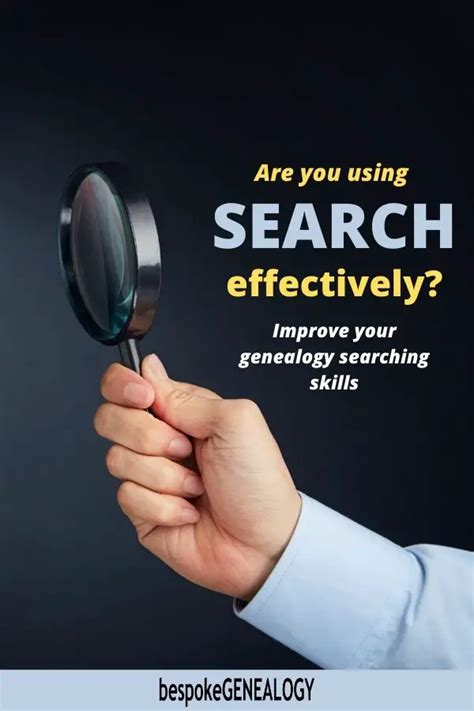pro tips   searching bespoke genealogy