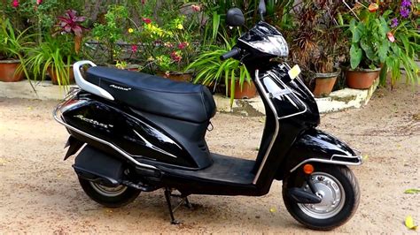 activa  black colour detailed view youtube