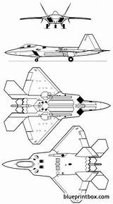 Lockheed Martin Blueprints F22 Aerofred Raptor sketch template