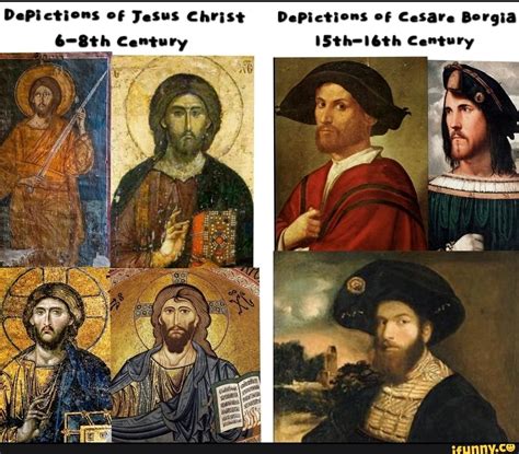 depictions  jesus christ depictions  cesare borgia   century
