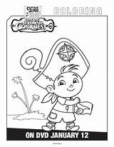 Coloring Jake Pages Pirates Izzy Neverland Land Never Captain Pirate Cubby Disney Getcolorings Sheets Activity sketch template