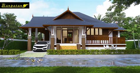 myhouseplanshop small thai style house plan designed   built   square meters