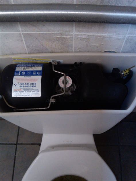pressure assisted toilet