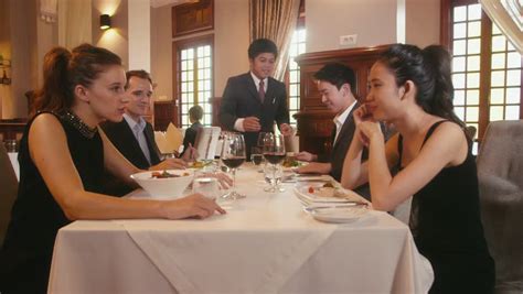 People Eating Dining At Hotel Restaurant Leisure And Fun