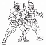 Coloriage Trooper sketch template