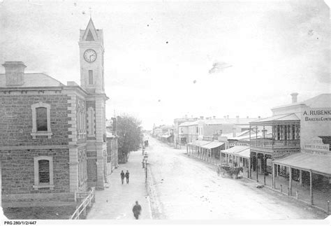 main street showing  town hall   left mount gambier photograph state library