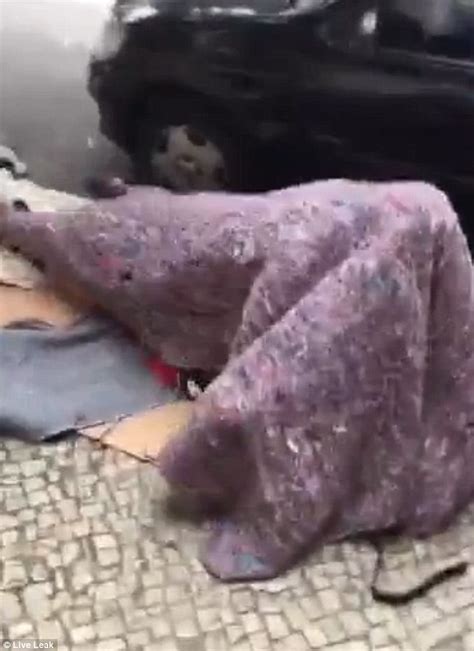 homeless couple captured on camera having sex in the