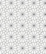 Coloring Tessellation Tile Pages Printable Wallpaper Herringbone Spoonflower Popular Colored Original sketch template