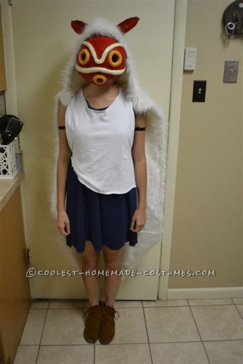 creative princess mononoke homemade costume