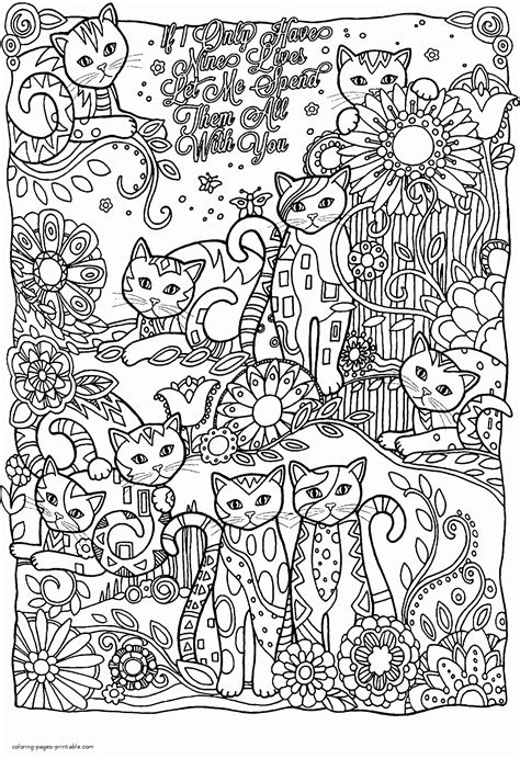 cat coloring page  adult coloring page png jpeg ai eps printable