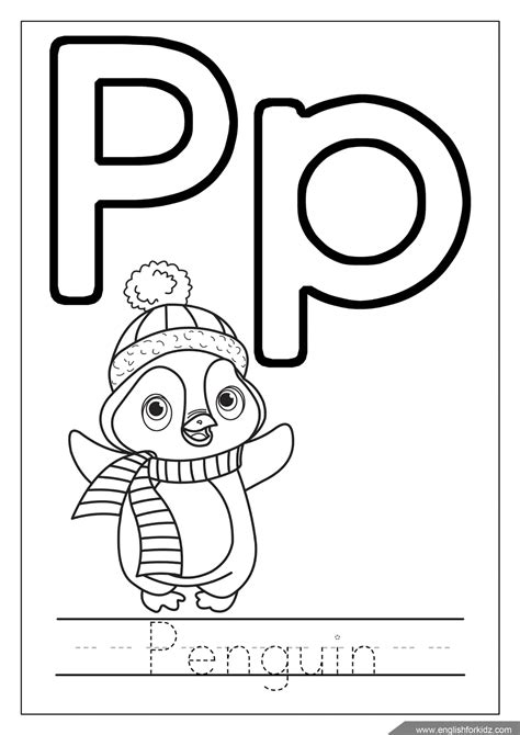letter p coloring pages id