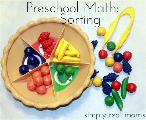 color matching  counting pie preschool math math activities