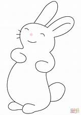 Bunny Tegninger Lapin Coloriage Kanin Farvelægning Supercoloring Kaniner Tegne Påskehare Imprimer Dyr Farvelaegning sketch template