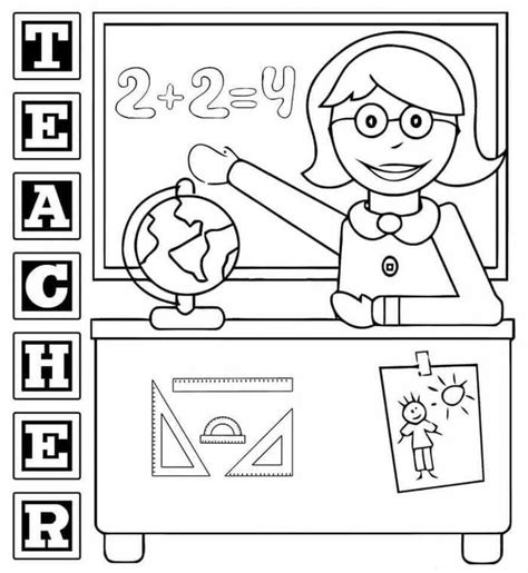 teacher appreciation week coloring pages collection coloring sheets
