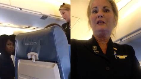 flight attendant ‘unfairly kicks 4 people off plane video