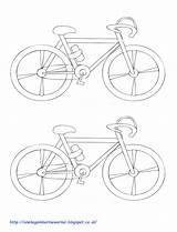 Sepeda Mewarnai Paud Lengkap Aneka Disimpan sketch template