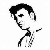 Elvis Presley Freestencilgallery sketch template