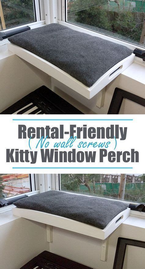 a way to give your cat a window perch if you aren t